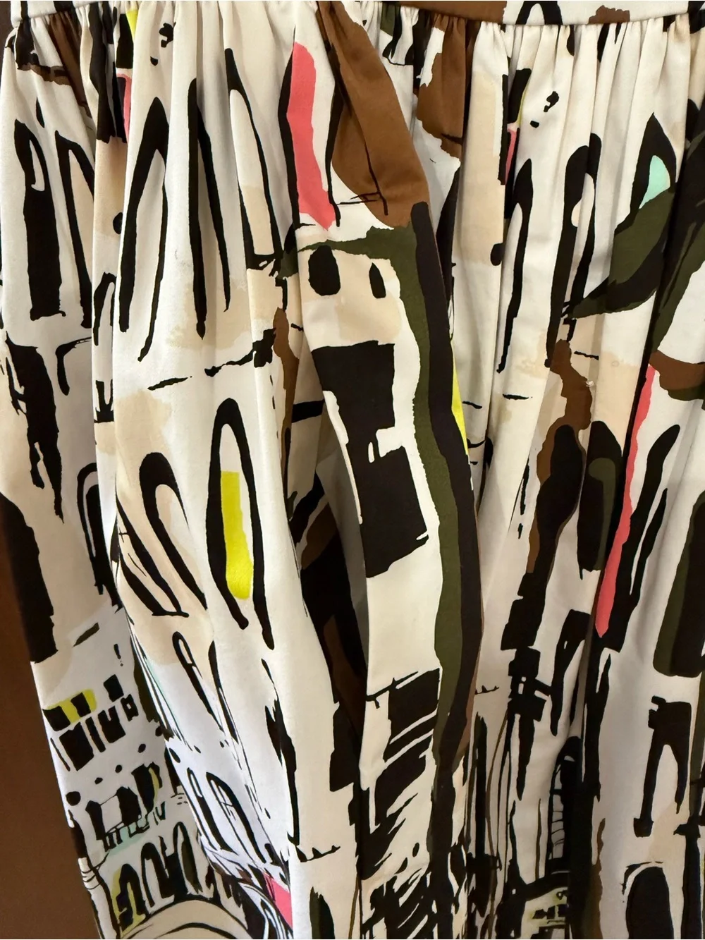 Kate Spade Dress - Havana Houses Print A-Line Style - Size 4 - Like New!